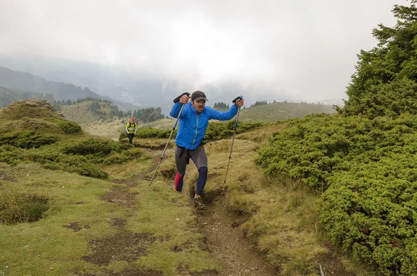 Trekking en montagne — Photo