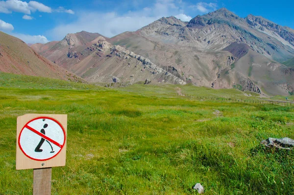 Andes güzel manzara — Stok fotoğraf