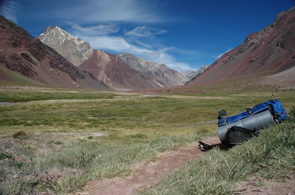 Panorama de montaña en los Andes — Foto de Stock