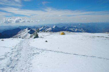 yürüyüşçüler için aconcagua yola