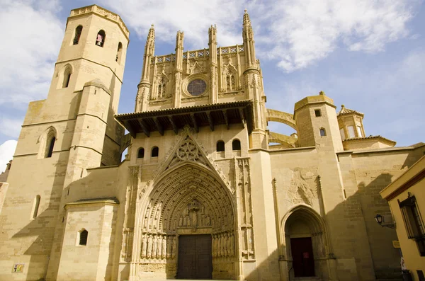 La Seu Vella-katedralen, Lleida, Catalonia, Spania – stockfoto