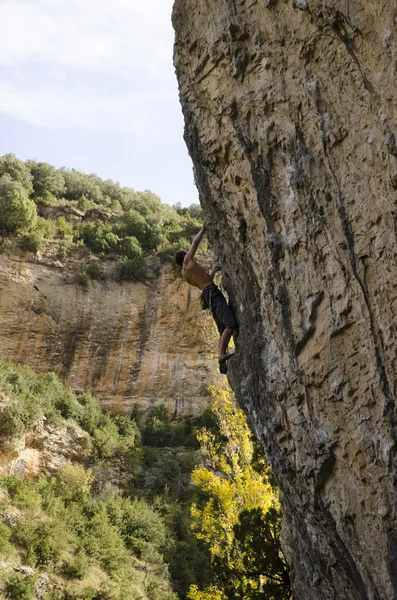 Escalada em Rodellar, Espanha — Fotografia de Stock