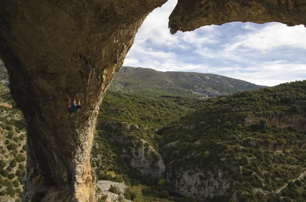 Escalada em Rodellar, Espanha — Fotografia de Stock