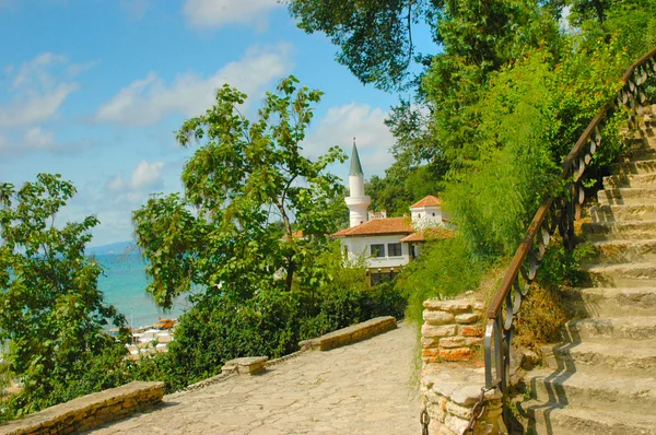 Balchik, Laut Hitam, Bulgaria — Stok Foto