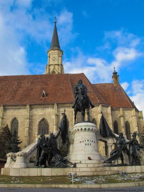 Aziz michael'ın Gotik kilise, cluj napoca, Romanya