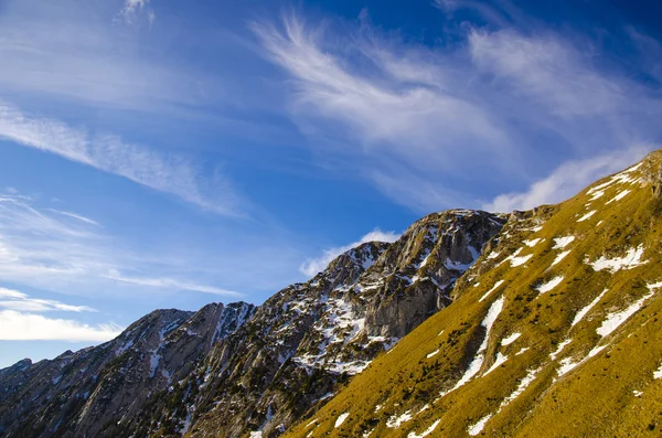 Carpathian Mountain ridge, Romania — Stock Photo, Image