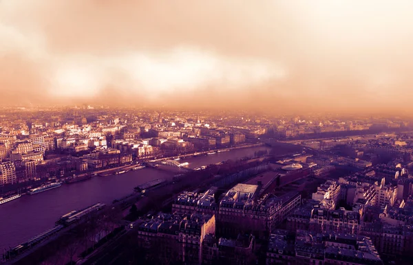 Paris, France - aerial city view — Stock Photo, Image