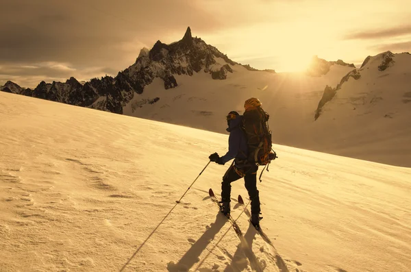 Ski Klätterutrustning — Stockfoto