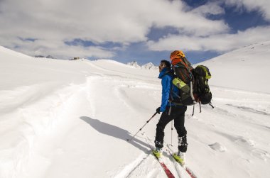 İsviçre Alpleri'nde hiking
