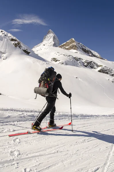 Alpin skidåkning — Stockfoto