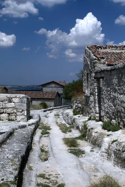 Yahudi şehri chufut kale eski yol