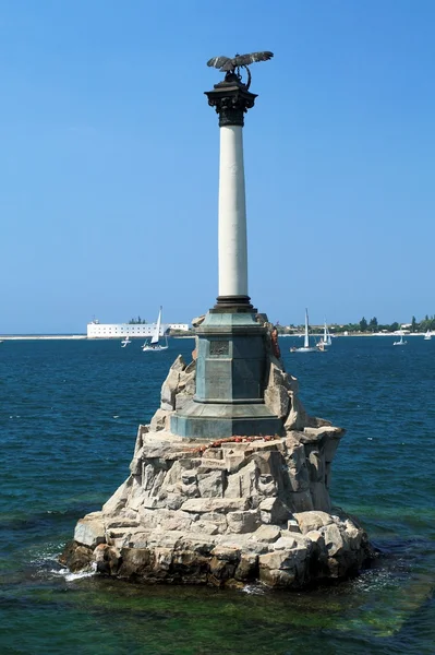 Sivastopol yılında evlendikten savaş gemileri için anıt - Stok İmaj