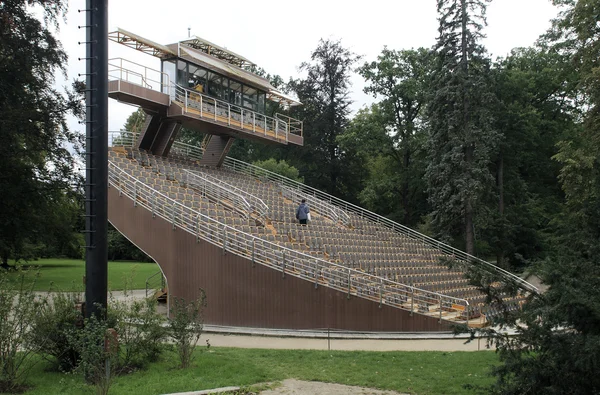 El único auditorio giratorio del teatro en Cesky Krumlov —  Fotos de Stock