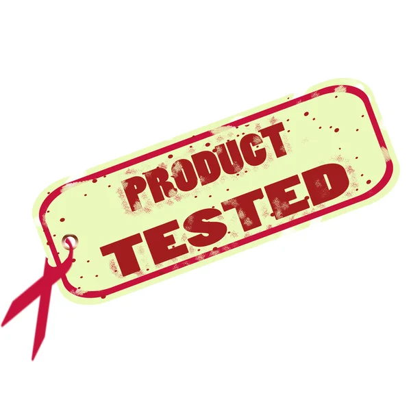 Produc Tested — Stock Vector