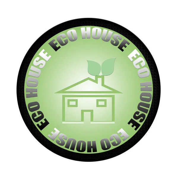 Eco house — Stock Vector