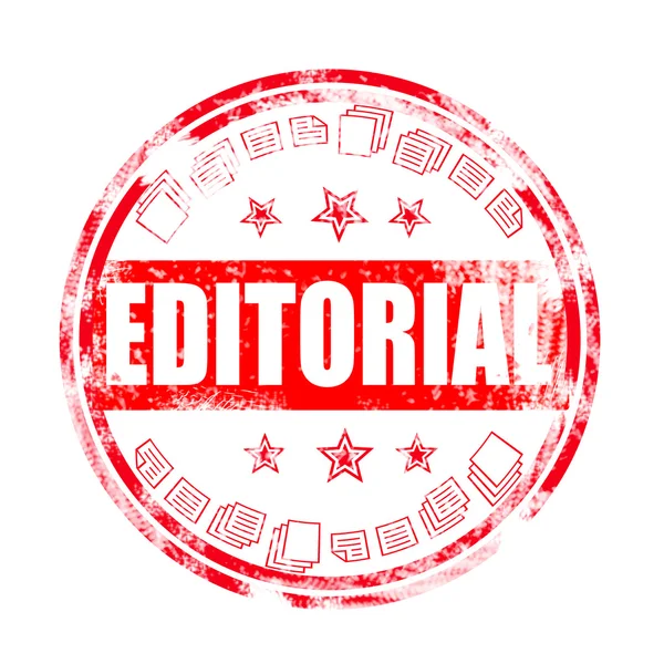 Timbro editoriale — Vettoriale Stock