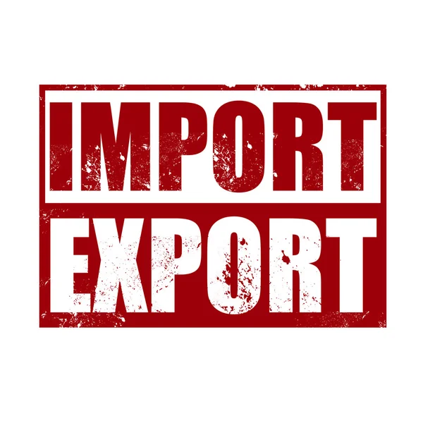 Import export — Stock Vector