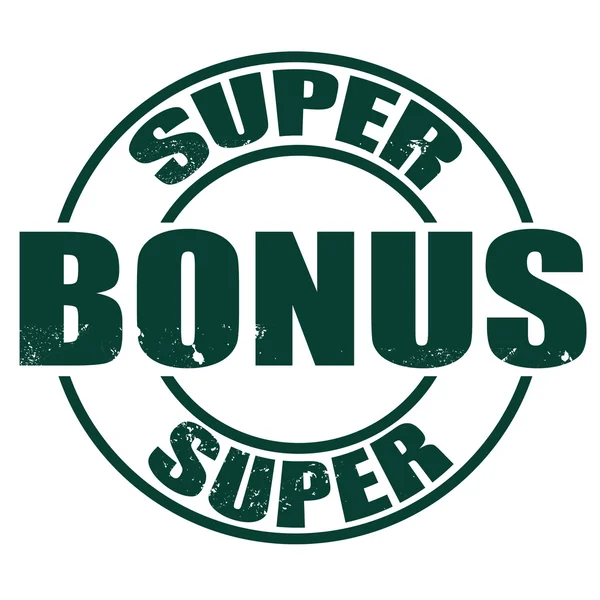 Süper bonus — Stok Vektör