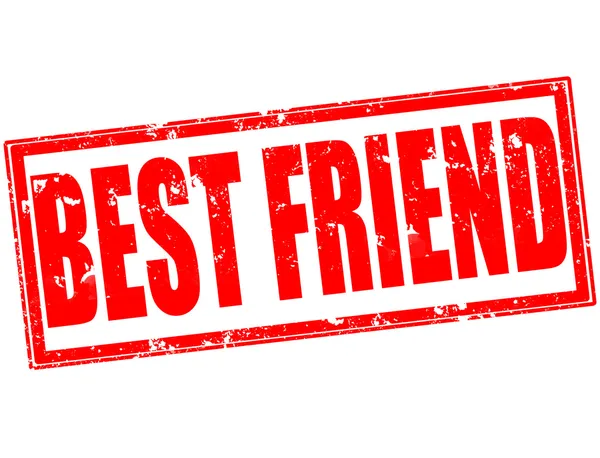 Best friend — Stock Vector