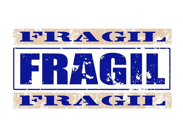 Fragil であり — ストックベクタ