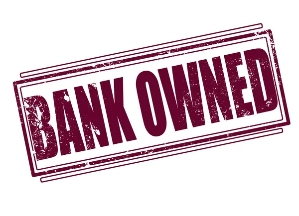 Bank owned — Stock Vector