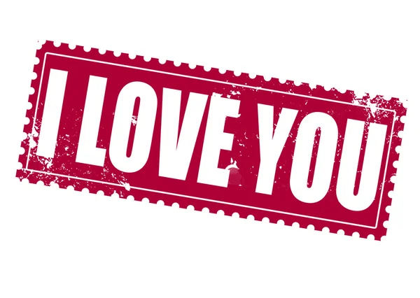 I love you — Stock Vector