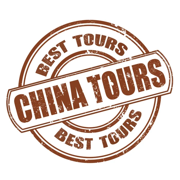 China tours — Stock Vector