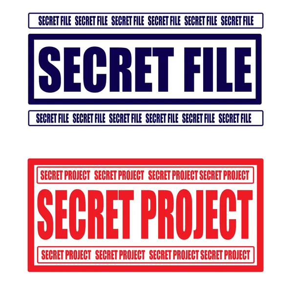 Dossier secret — Image vectorielle