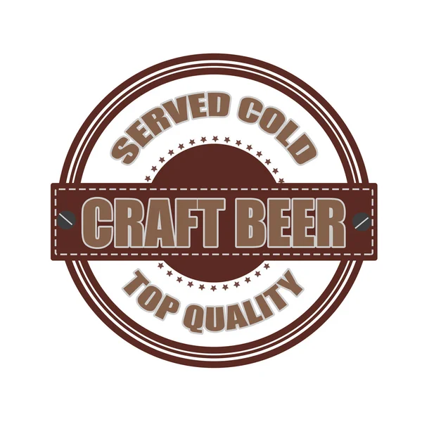 Craft Beer — Stockvektor