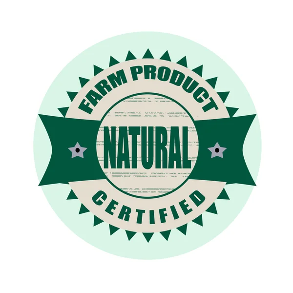 Natural — Stock Vector