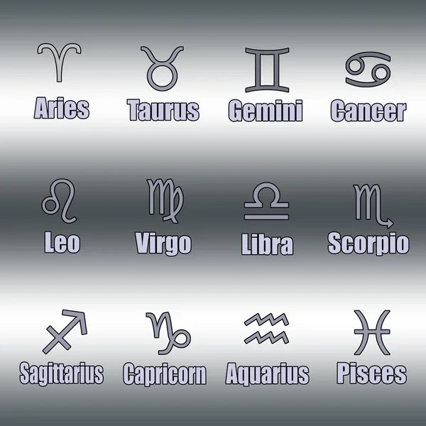 Symbol znak zodiaku — Wektor stockowy