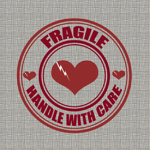 Fragile — Vettoriale Stock