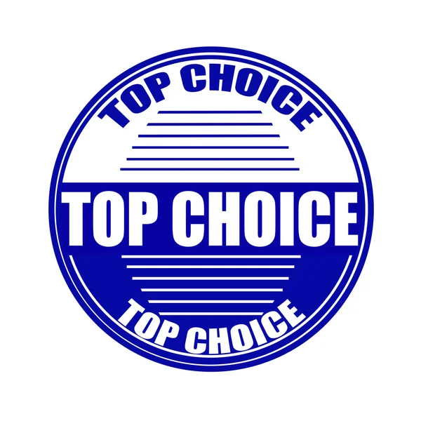 Top choice — Stock Vector