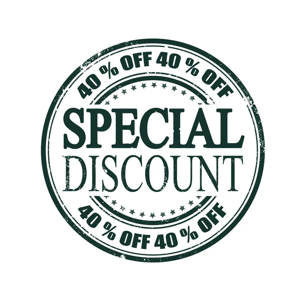 Special discount — Stock Vector