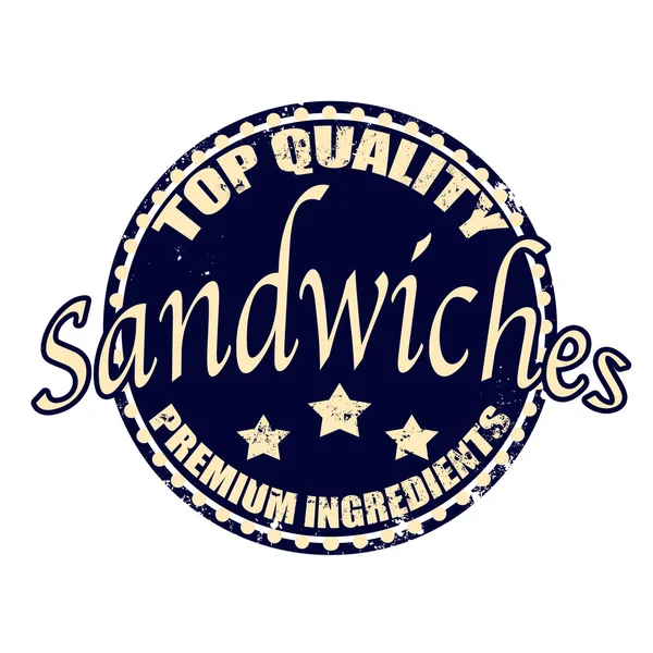 Sándwiches de calidad superior — Archivo Imágenes Vectoriales