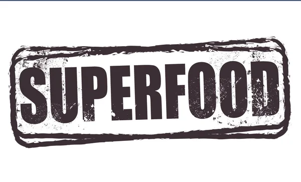 Timbro di superfood — Vettoriale Stock