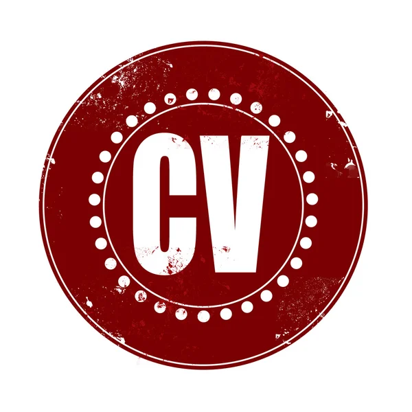 Carimbo cv —  Vetores de Stock