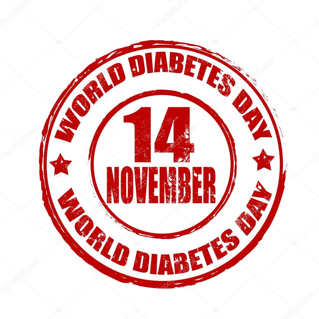 world diabetes day stamp