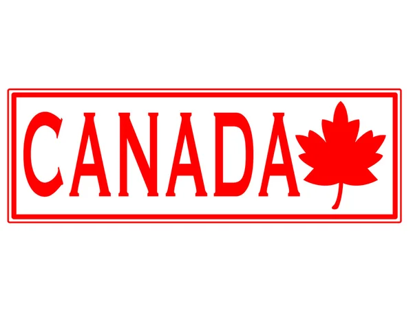 Canada stamp — Stock Vector