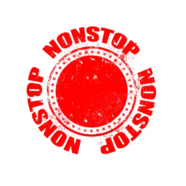 Nonstop stamp — Stock Vector