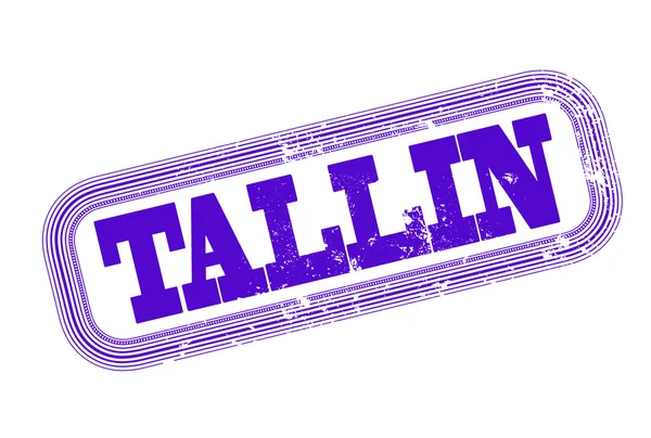 Tallin razítko — Stockový vektor