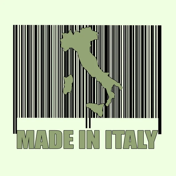 Codbare hecho en italia sello — Vector de stock