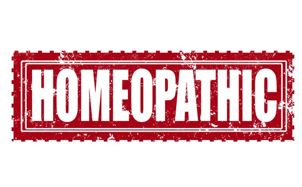 Homeopatiska stämpel — Stock vektor