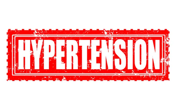 Sello de hipertensión — Archivo Imágenes Vectoriales