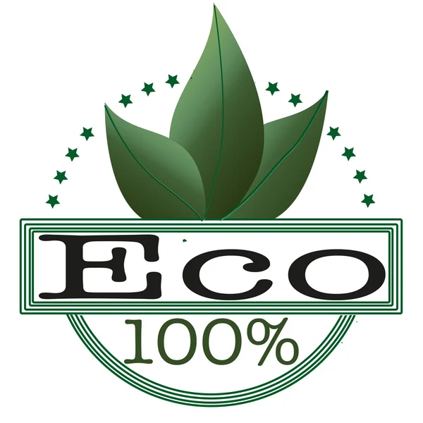 Eco stämpel — Stock vektor