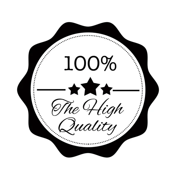 The high quality stamp — Stock Vector