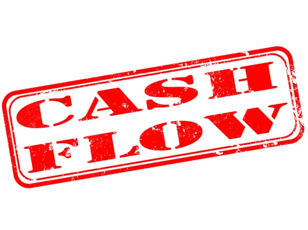 Cash flow stamp — Stock Vector