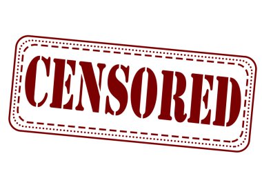 sansürlü damgası