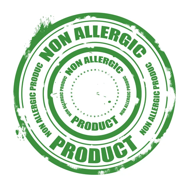 Znaczek nie alergicznych produktu — Wektor stockowy