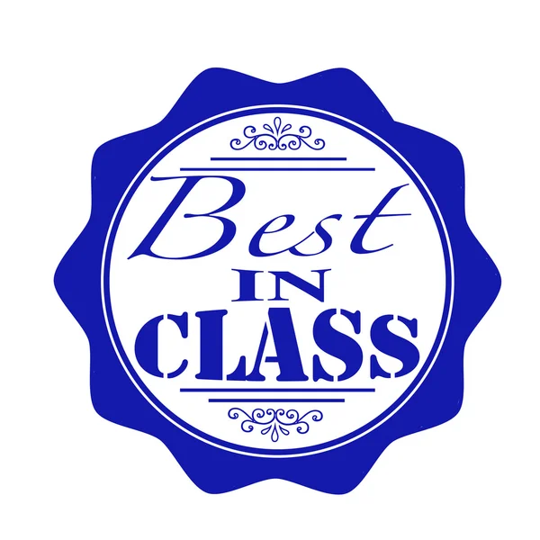 Best in class stamp — Stock Vector